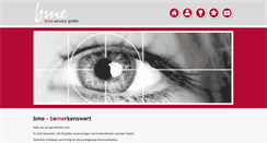 Desktop Screenshot of bme-service.de