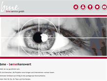 Tablet Screenshot of bme-service.de